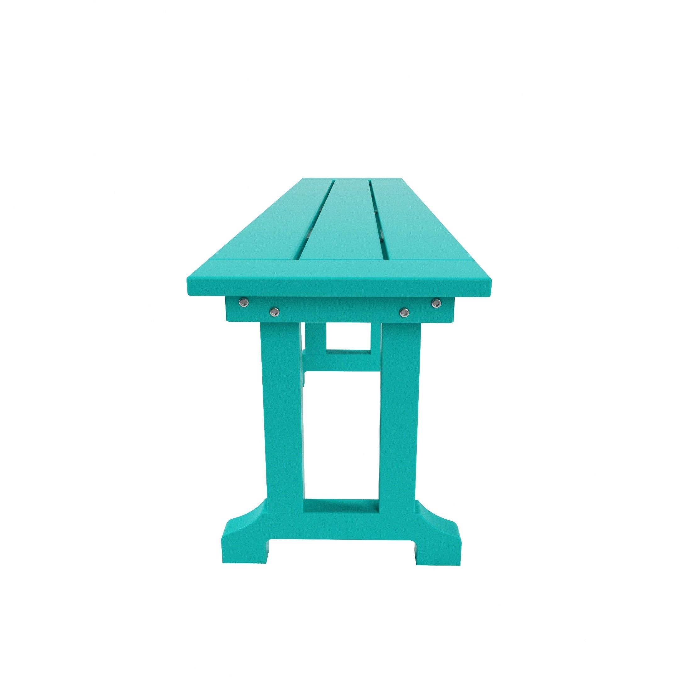 Ensemble de salle à manger et de jardin rectangulaire Polytrends Laguna 6 pièces avec table et banc