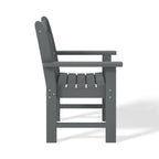Ensemble de salle à manger et de jardin rectangulaire Polytrends Laguna 6 pièces avec table et banc