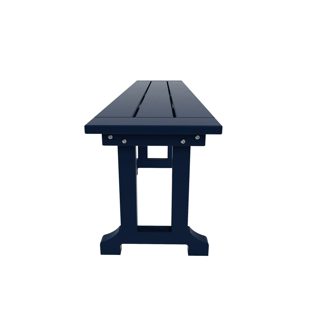 Ensemble de salle à manger et de jardin rectangulaire Polytrends Laguna 6 pièces avec table et banc