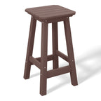 Ensemble de comptoir bistrot extérieur Polytrends Laguna en PEHD toutes saisons (5 pièces)