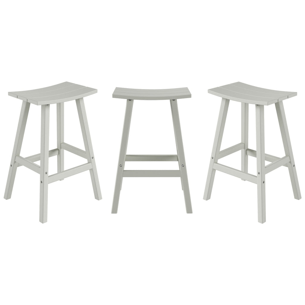 Ensemble de comptoir bistrot Polytrends Laguna en PEHD toutes saisons (4 pièces)