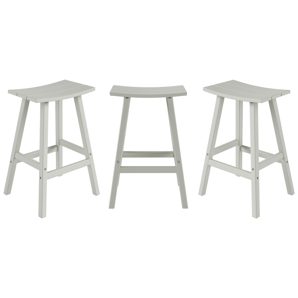 Ensemble de comptoir bistrot Polytrends Laguna en PEHD toutes saisons (4 pièces)