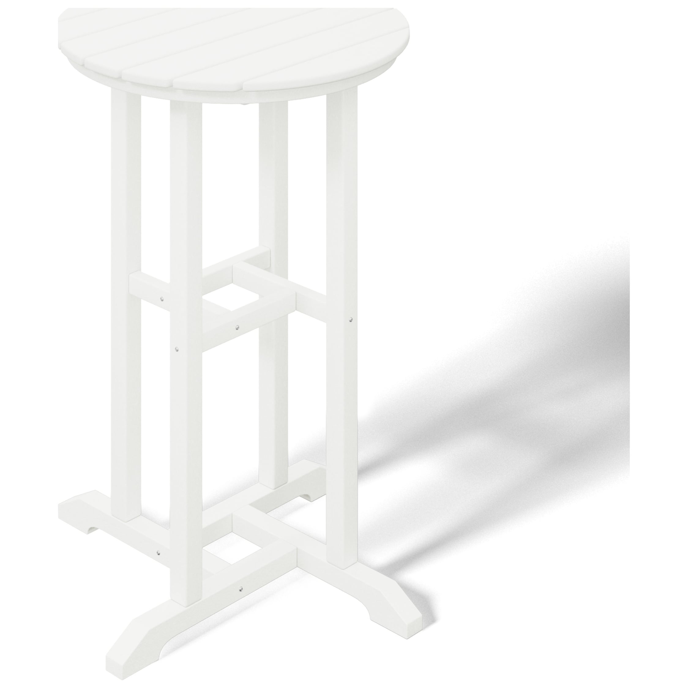Ensemble de comptoir bistrot Polytrends Laguna en PEHD toutes saisons (4 pièces)