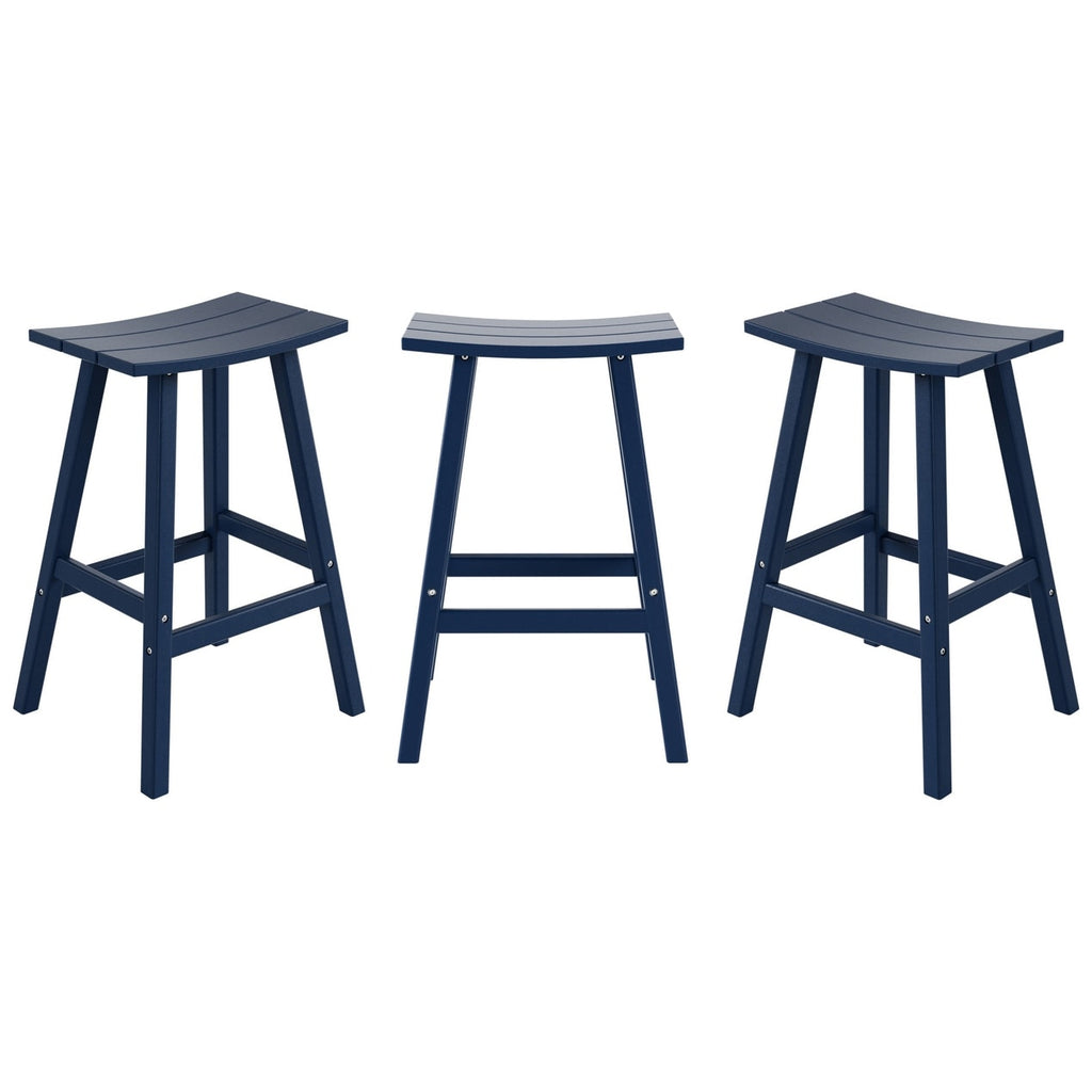 Ensemble de comptoir bistrot Polytrends Laguna en PEHD toutes saisons (4 pièces)