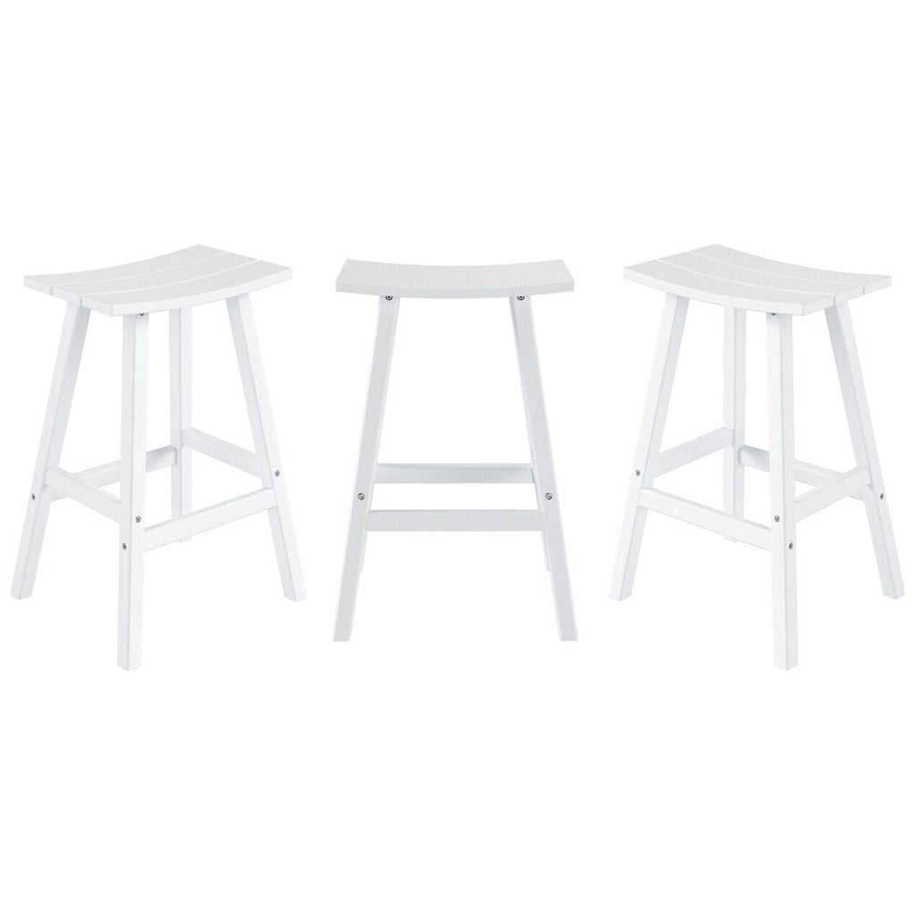 Ensemble de comptoir bistrot Polytrends Laguna en PEHD toutes saisons (4 pièces)