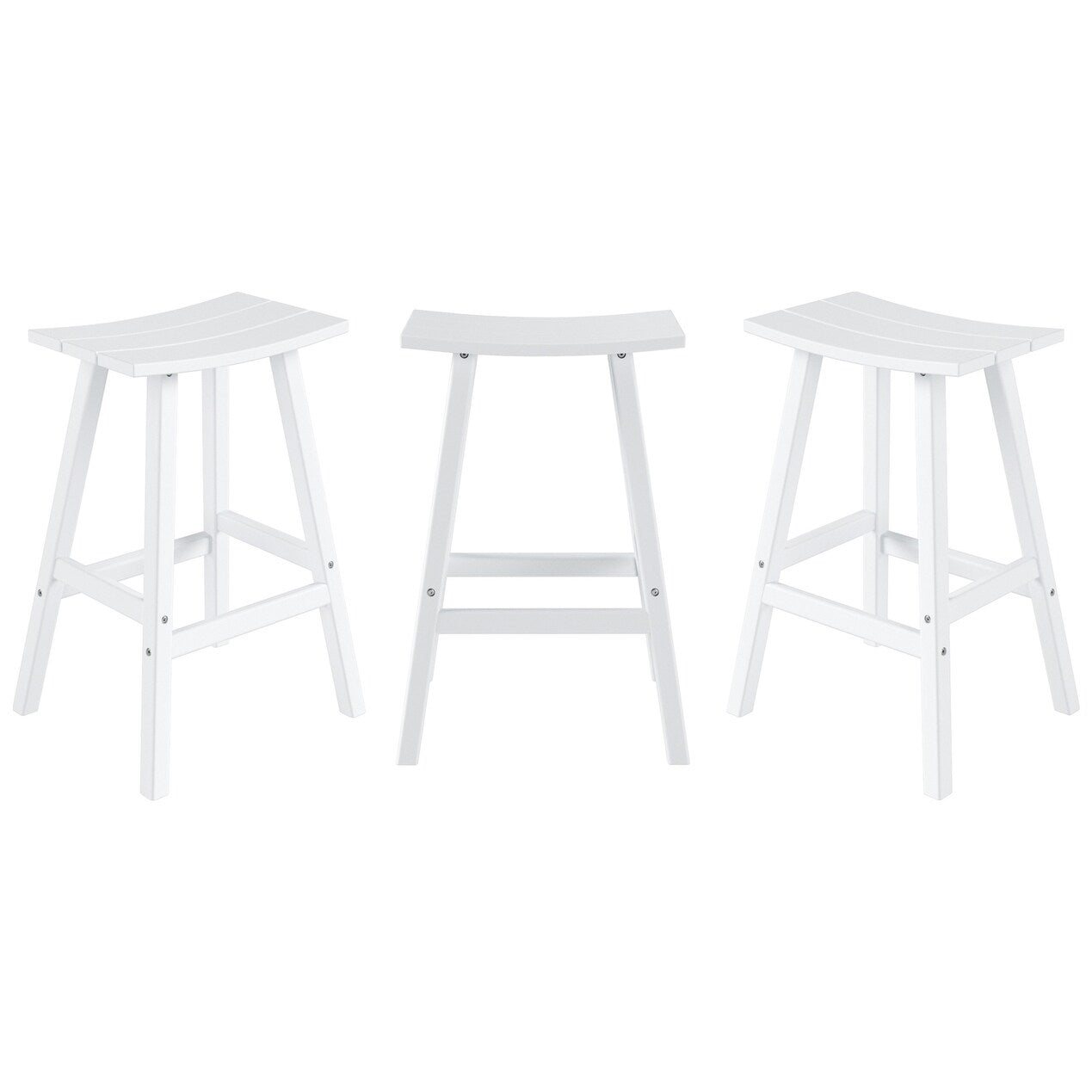 Ensemble de comptoir bistrot Polytrends Laguna en PEHD toutes saisons (4 pièces)