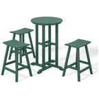 Ensemble de comptoir bistrot Polytrends Laguna en PEHD toutes saisons (4 pièces)