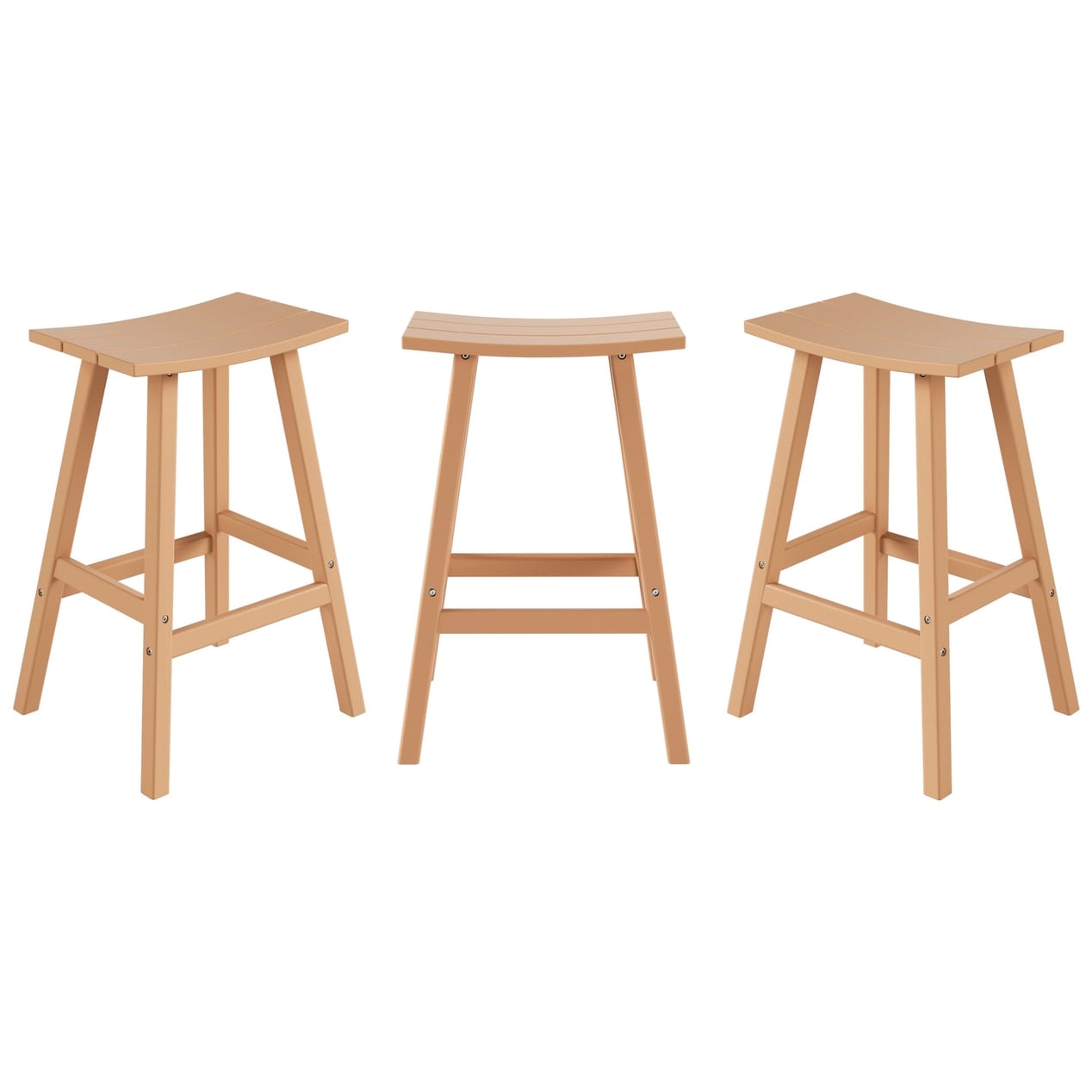 Ensemble de comptoir bistrot Polytrends Laguna en PEHD toutes saisons (4 pièces)