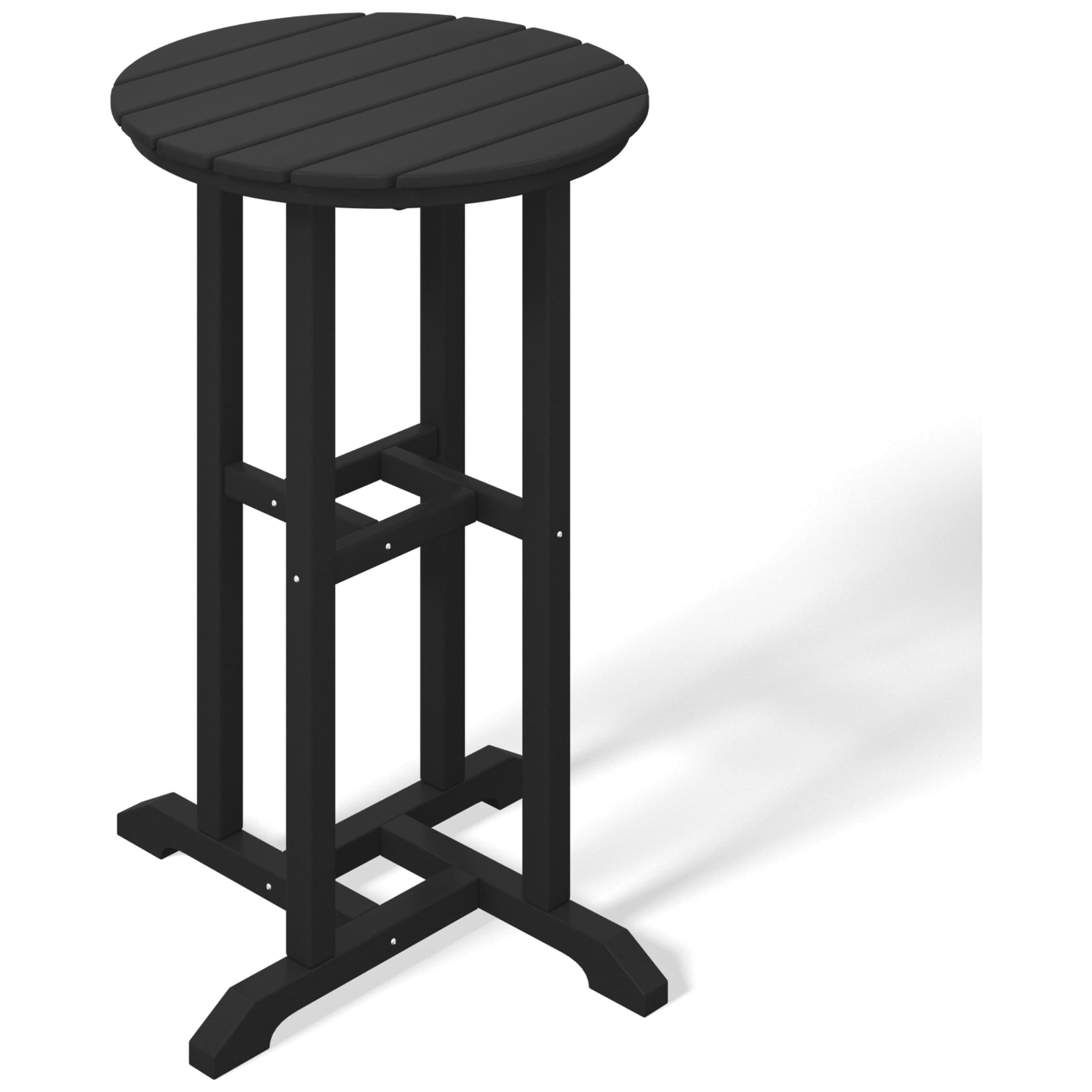 Ensemble de comptoir bistrot Polytrends Laguna en PEHD toutes saisons (4 pièces)