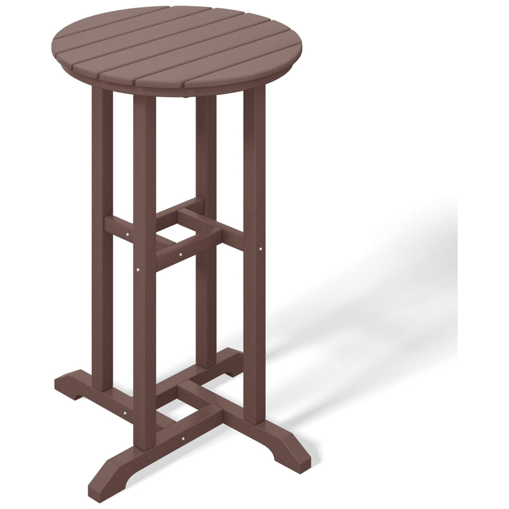 Ensemble de comptoir bistrot Polytrends Laguna en PEHD toutes saisons (4 pièces)