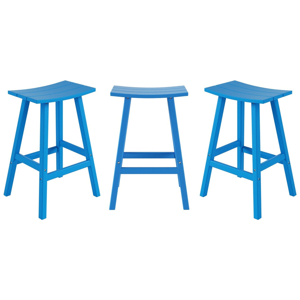 Ensemble de comptoir bistrot Polytrends Laguna en PEHD toutes saisons (4 pièces)