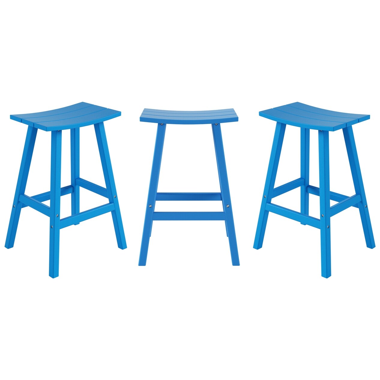 Ensemble de comptoir bistrot Polytrends Laguna en PEHD toutes saisons (4 pièces)