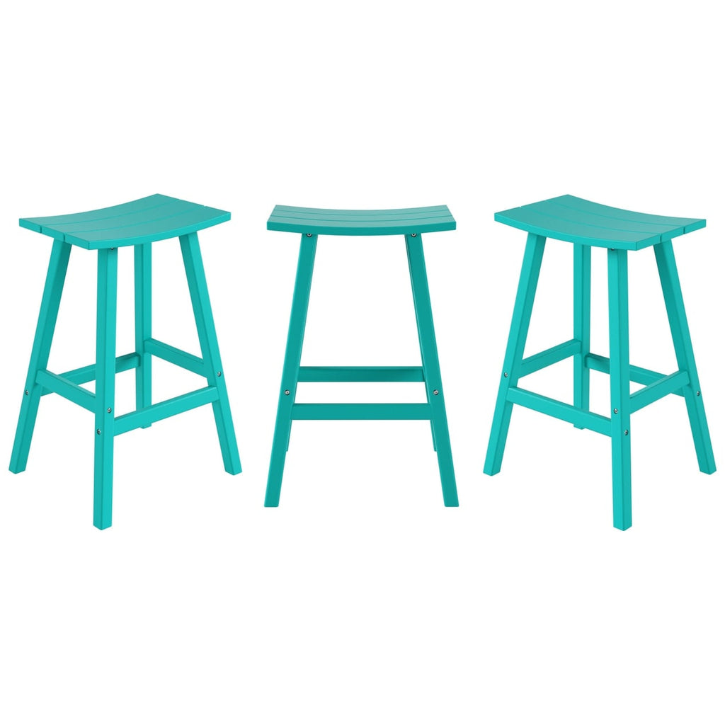 Ensemble de comptoir bistrot Polytrends Laguna en PEHD toutes saisons (4 pièces)