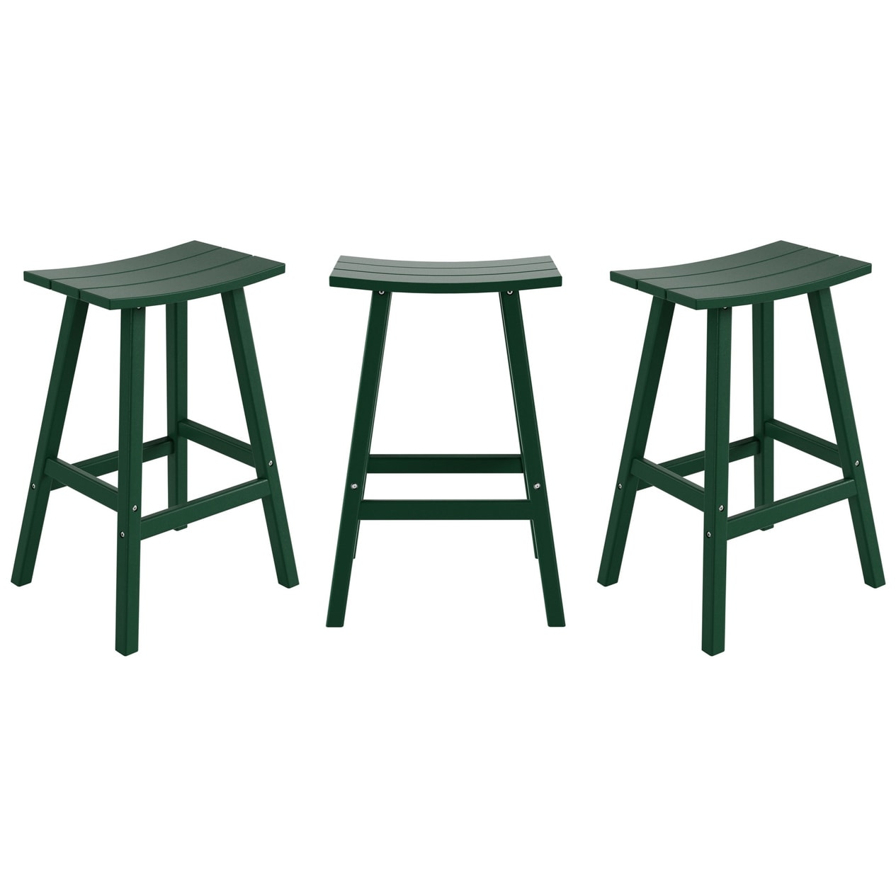 Ensemble de comptoir bistrot Polytrends Laguna en PEHD toutes saisons (4 pièces)