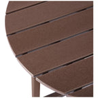 Ensemble de comptoir bistrot Polytrends Laguna en PEHD toutes saisons (4 pièces)
