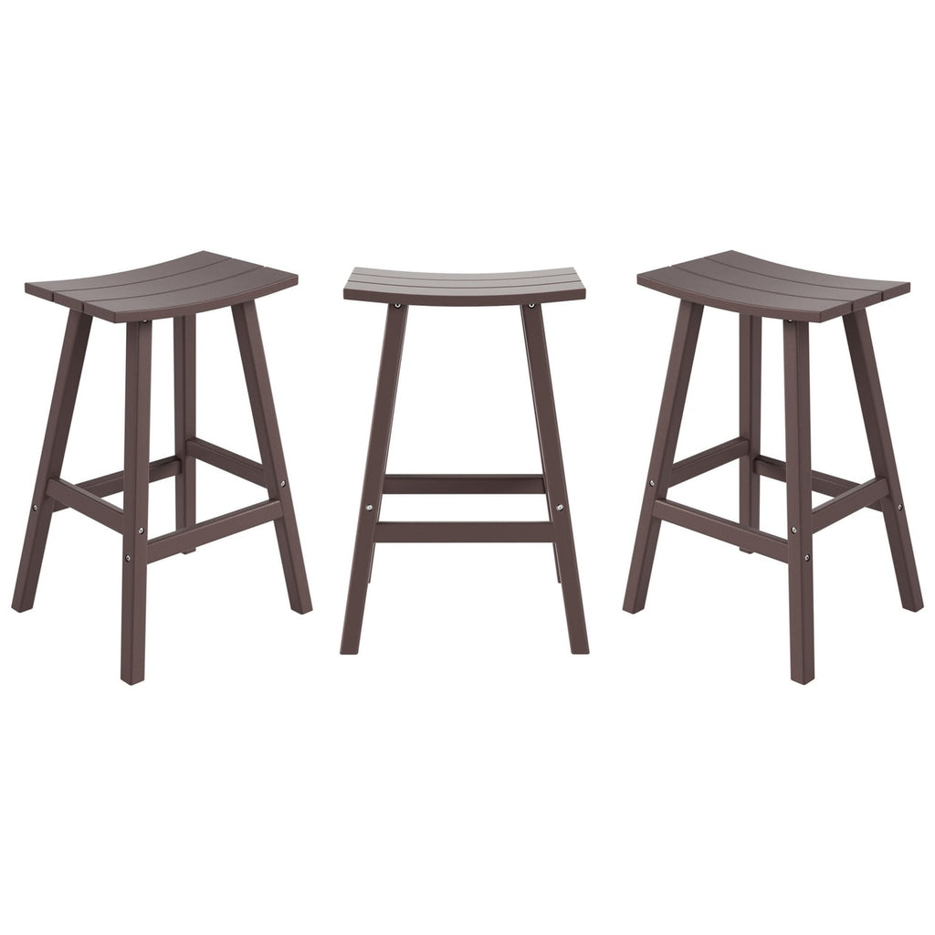 Ensemble de comptoir bistrot Polytrends Laguna en PEHD toutes saisons (4 pièces)