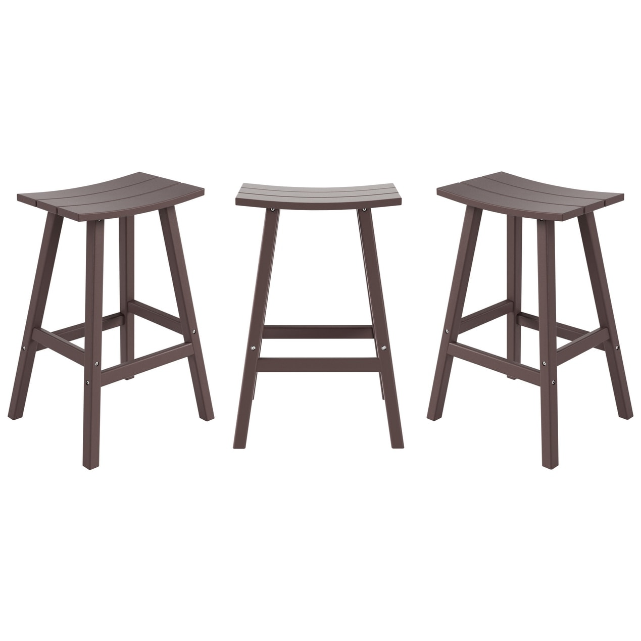 Ensemble de comptoir bistrot Polytrends Laguna en PEHD toutes saisons (4 pièces)