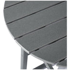 Ensemble de comptoir bistrot Polytrends Laguna en PEHD toutes saisons (4 pièces)