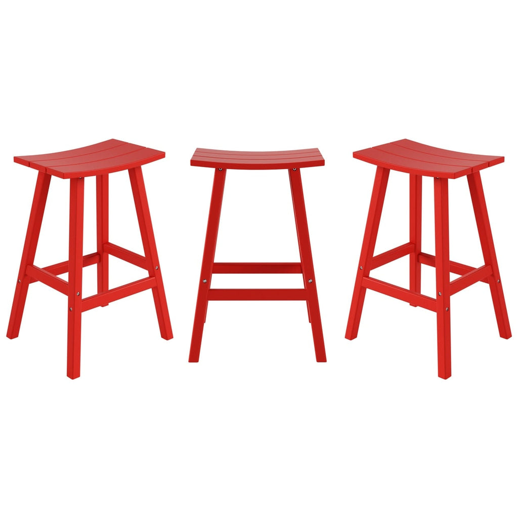 Ensemble de comptoir bistrot Polytrends Laguna en PEHD toutes saisons (4 pièces)