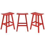 Ensemble de comptoir bistrot Polytrends Laguna en PEHD toutes saisons (4 pièces)