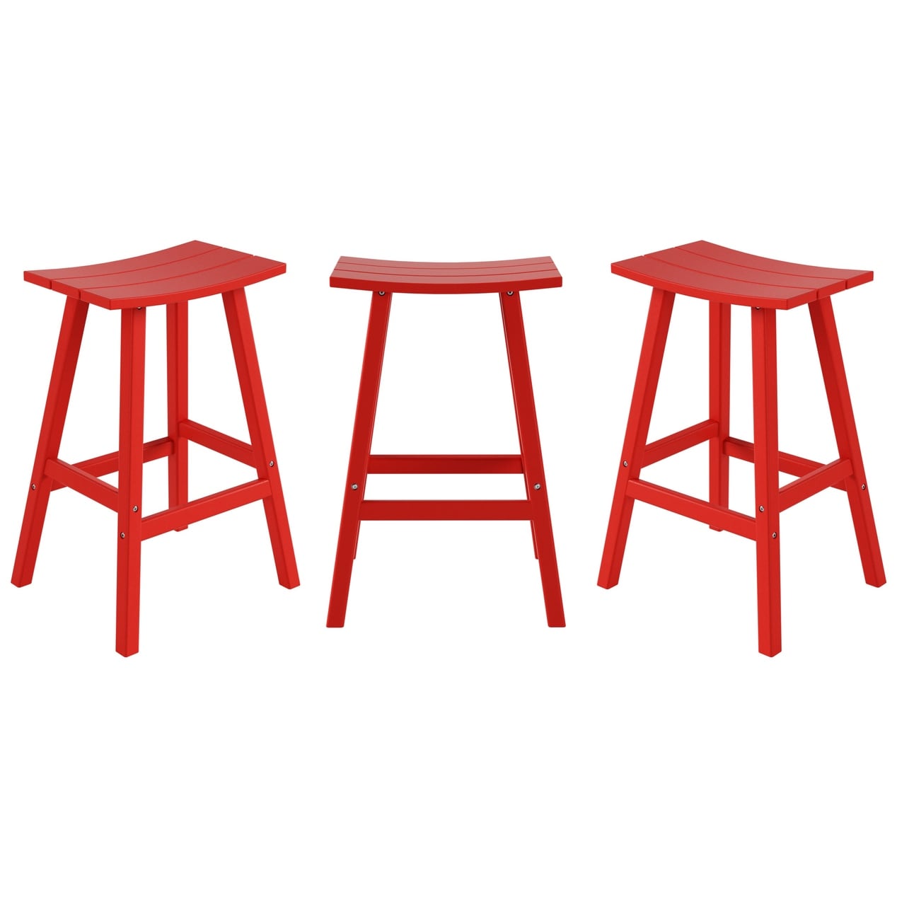 Ensemble de comptoir bistrot Polytrends Laguna en PEHD toutes saisons (4 pièces)