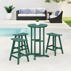 Ensemble de comptoir bistrot Polytrends Laguna en PEHD toutes saisons (4 pièces)