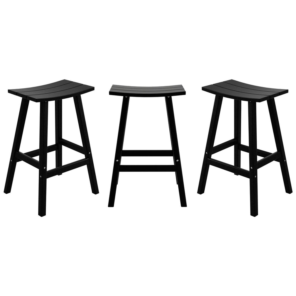Ensemble de comptoir bistrot Polytrends Laguna en PEHD toutes saisons (4 pièces)