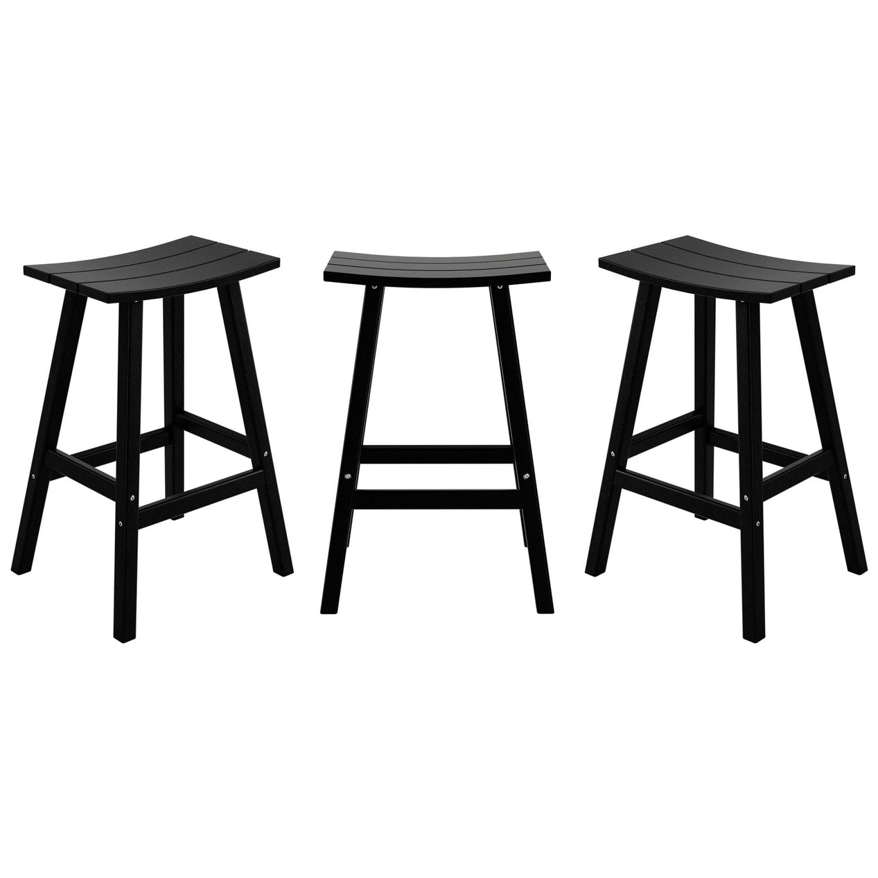 Ensemble de comptoir bistrot Polytrends Laguna en PEHD toutes saisons (4 pièces)