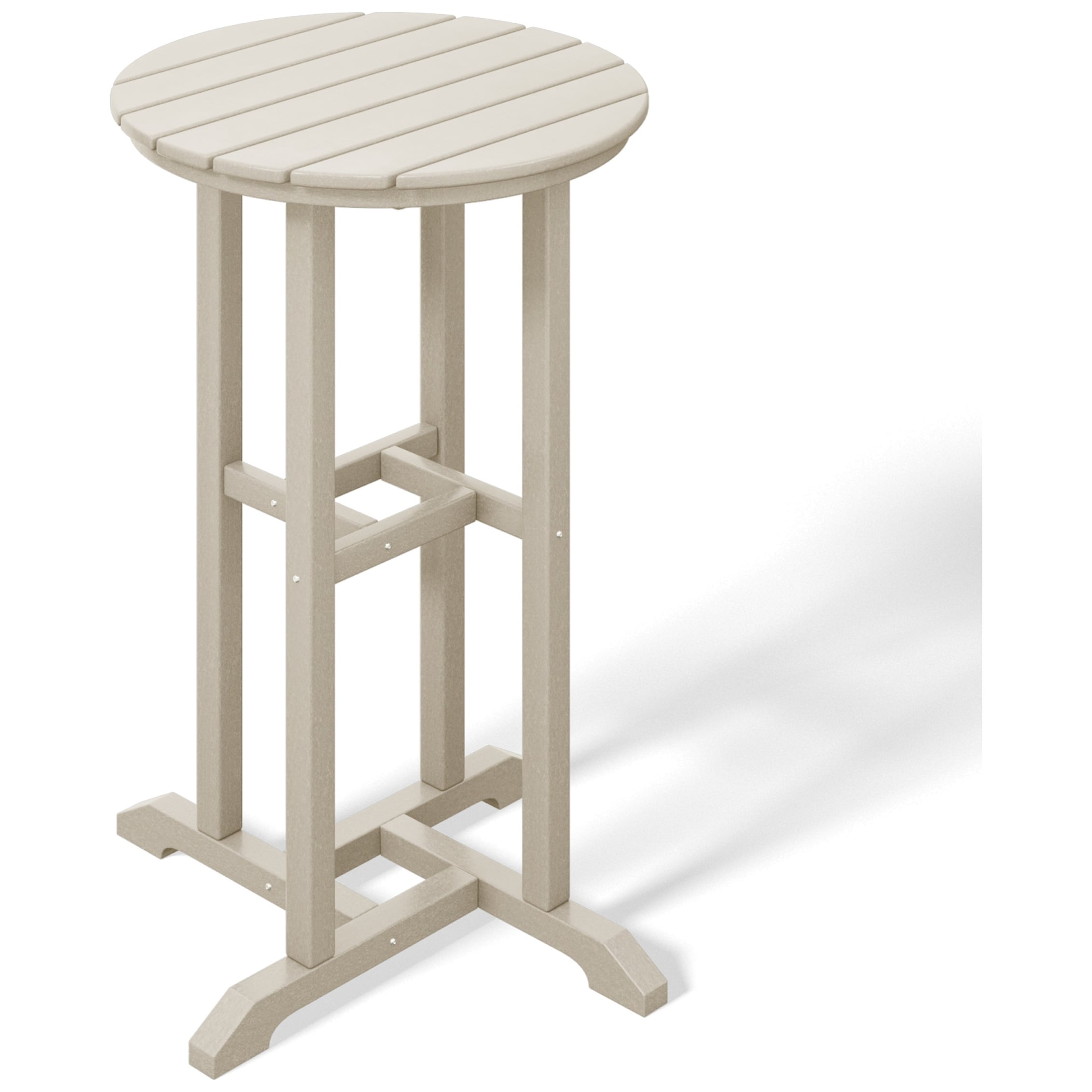 Ensemble de comptoir bistrot Polytrends Laguna en PEHD toutes saisons (4 pièces)