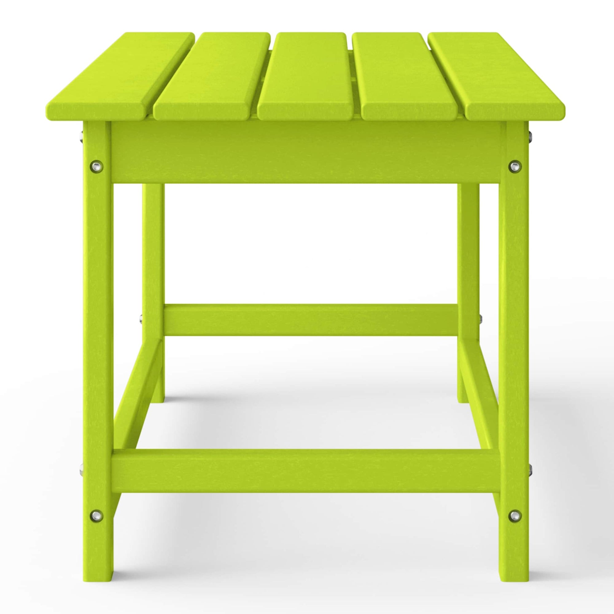 Polytrends Laguna Hdpe All Weather Outdoor Patio Rectangular Coffee Table