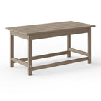 Polytrends Laguna Hdpe All Weather Outdoor Patio Rectangular Coffee Table