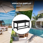 Polytrends Laguna Hdpe All Weather Outdoor Patio Rectangular Coffee Table