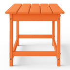 Polytrends Laguna Hdpe All Weather Outdoor Patio Rectangular Coffee Table