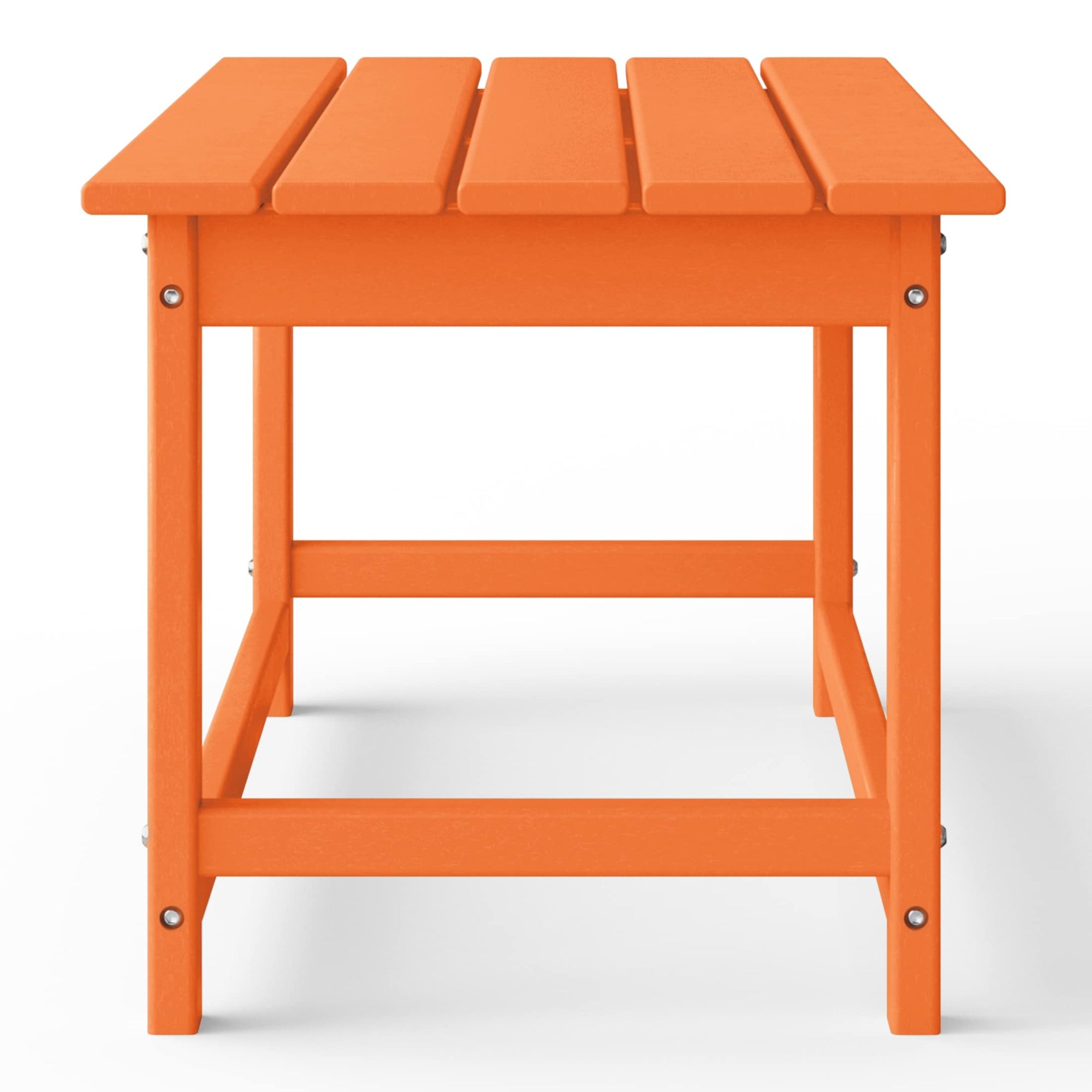 Polytrends Laguna Hdpe All Weather Outdoor Patio Rectangular Coffee Table