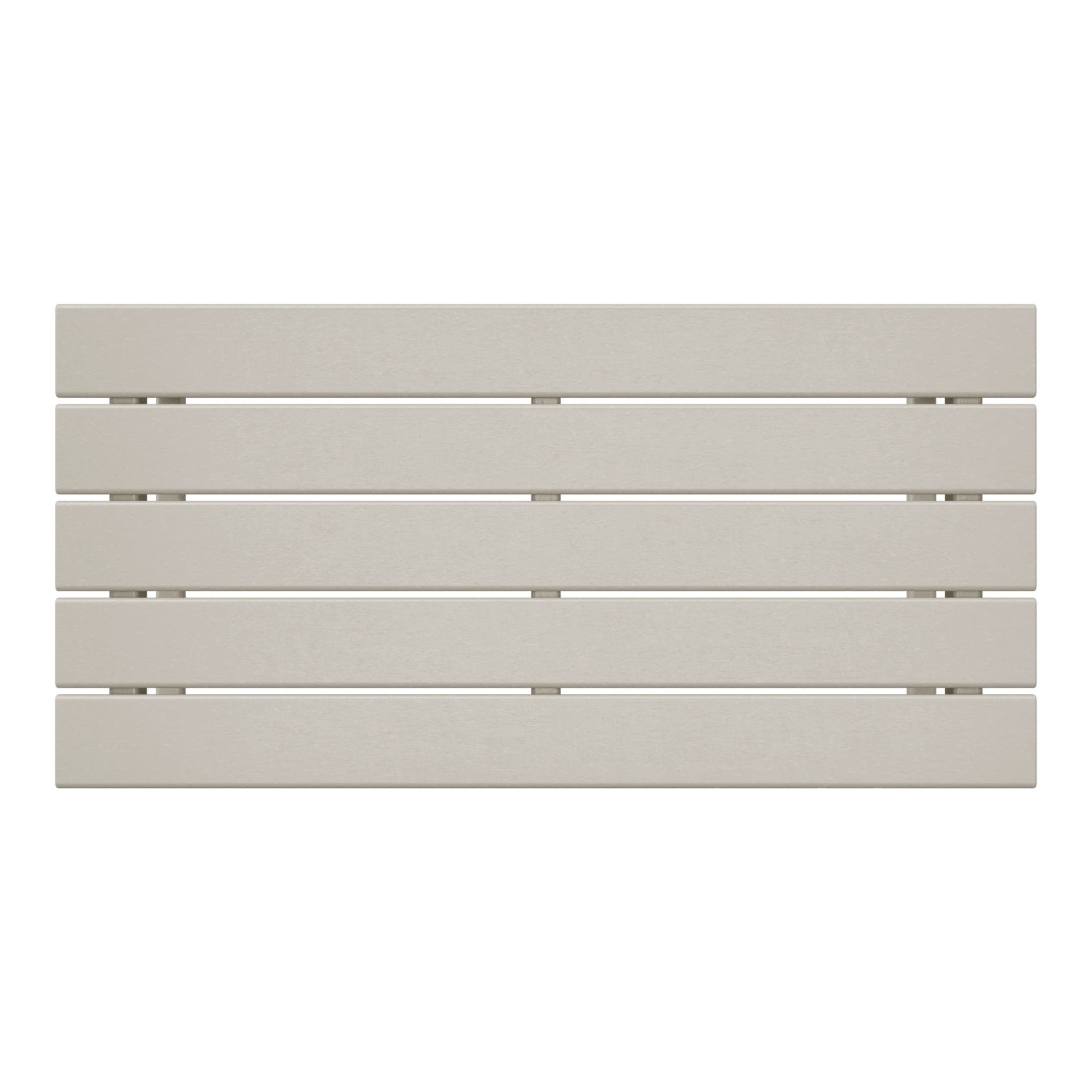 Table basse rectangulaire d'extérieur Polytrends Laguna en PEHD, toutes saisons