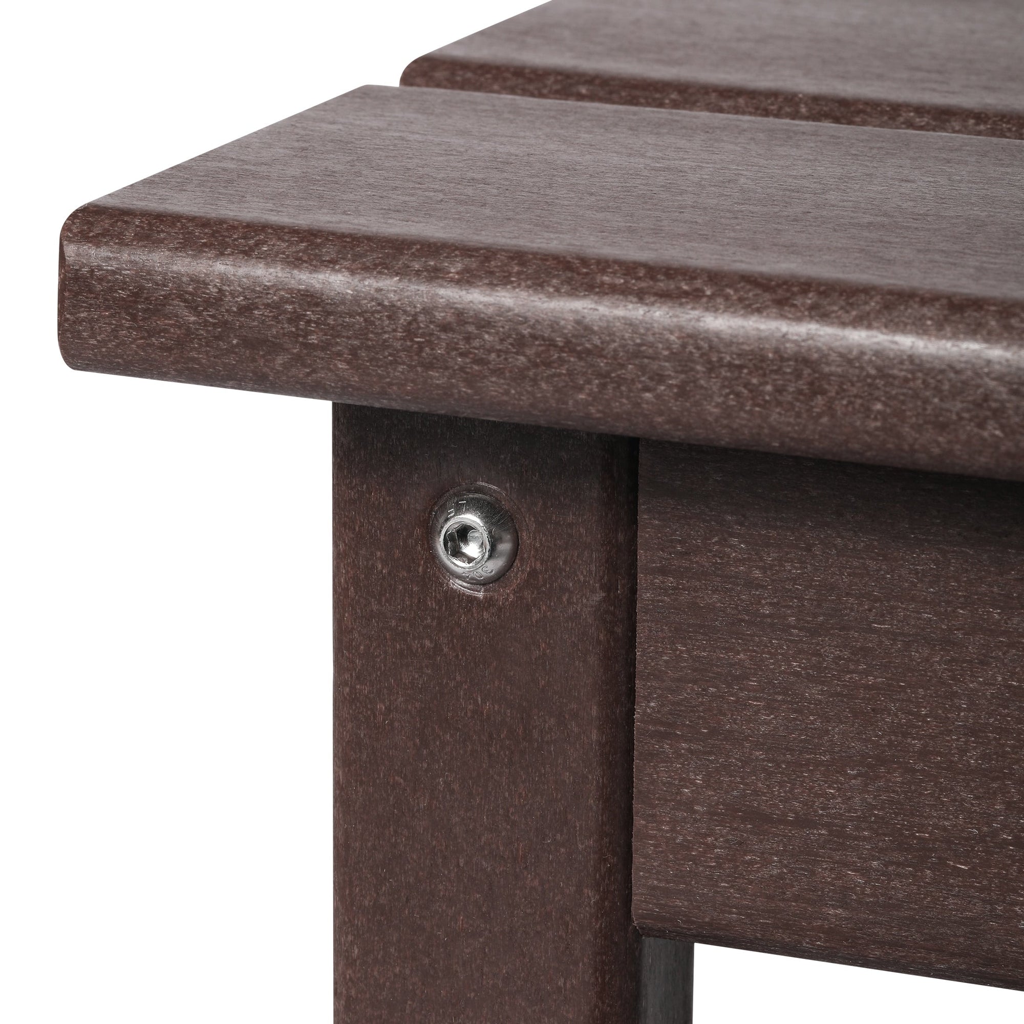 Polytrends Laguna Hdpe All Weather Outdoor Patio Rectangular Coffee Table