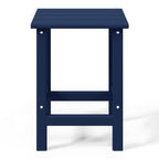 Table d'appoint carrée Polytrends Laguna en PEHD, résistante aux intempéries, pour terrasse