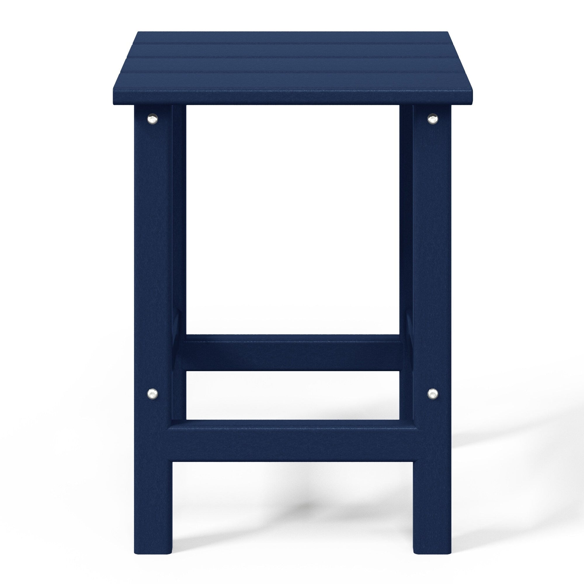 Polytrends Laguna Hdpe All Weather Outdoor Patio Square Side Table