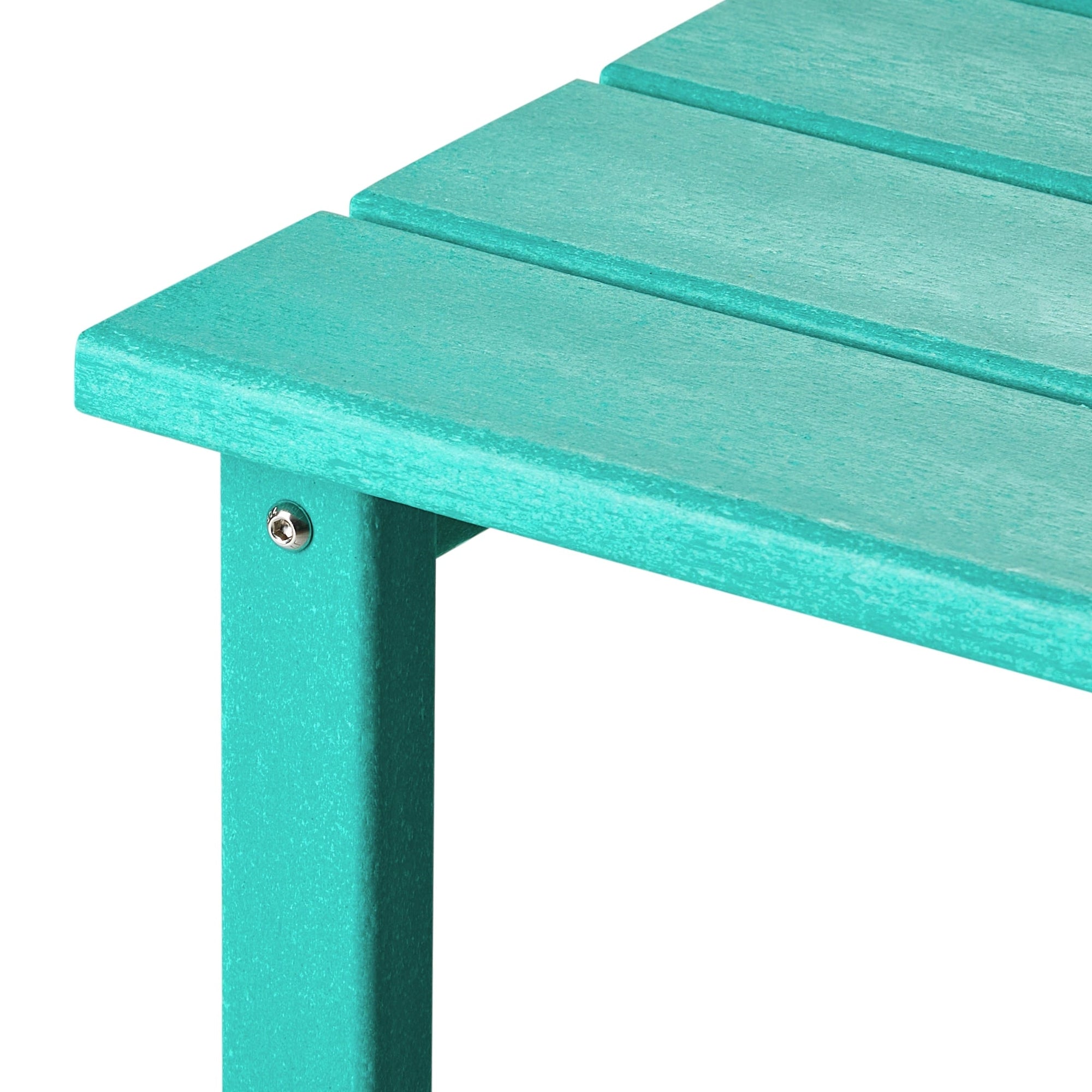 Polytrends Laguna Hdpe All Weather Outdoor Patio Square Side Table