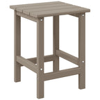 Table d'appoint carrée Polytrends Laguna en PEHD, résistante aux intempéries, pour terrasse