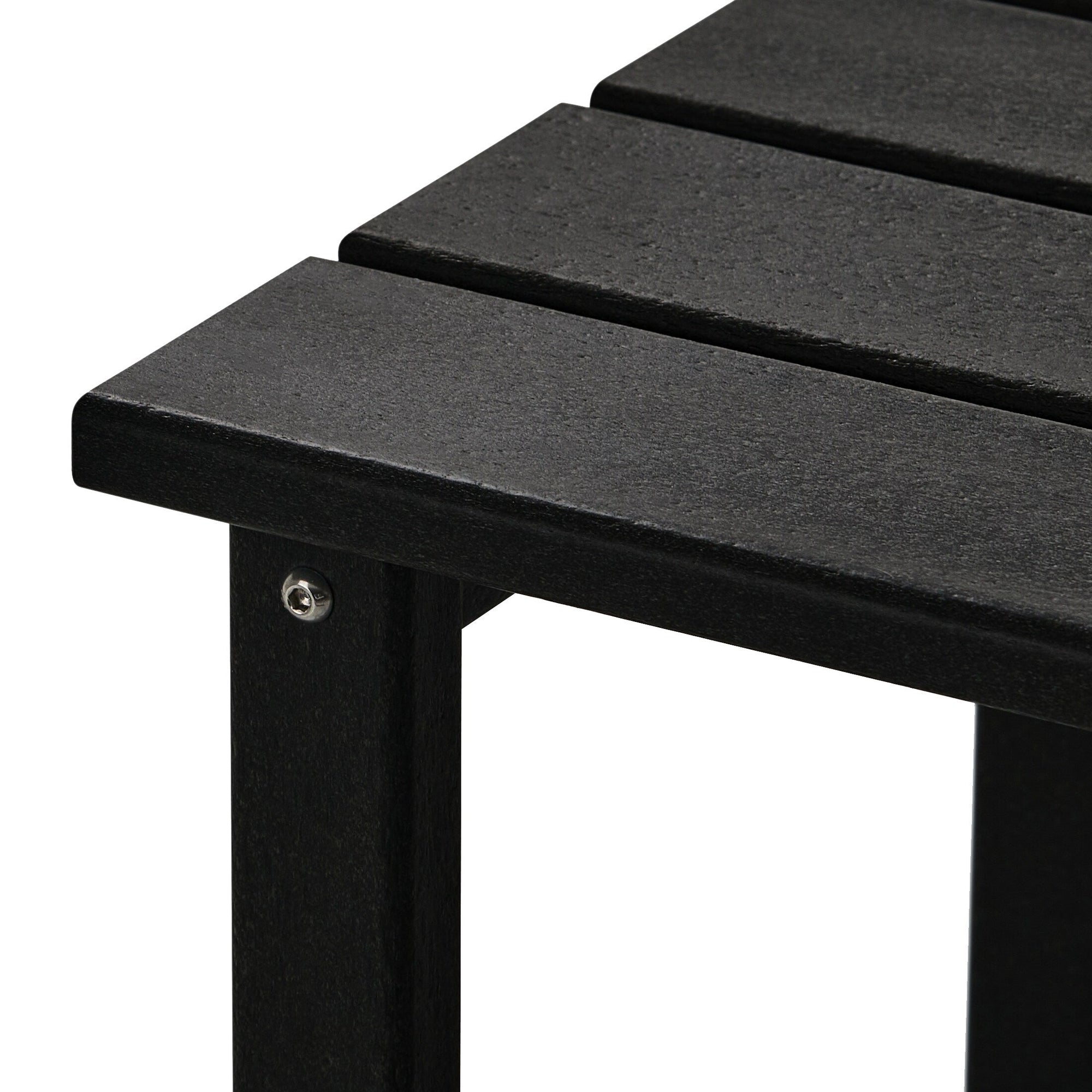 Polytrends Laguna Hdpe All Weather Outdoor Patio Square Side Table