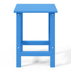 Table d'appoint carrée Polytrends Laguna en PEHD, résistante aux intempéries, pour terrasse