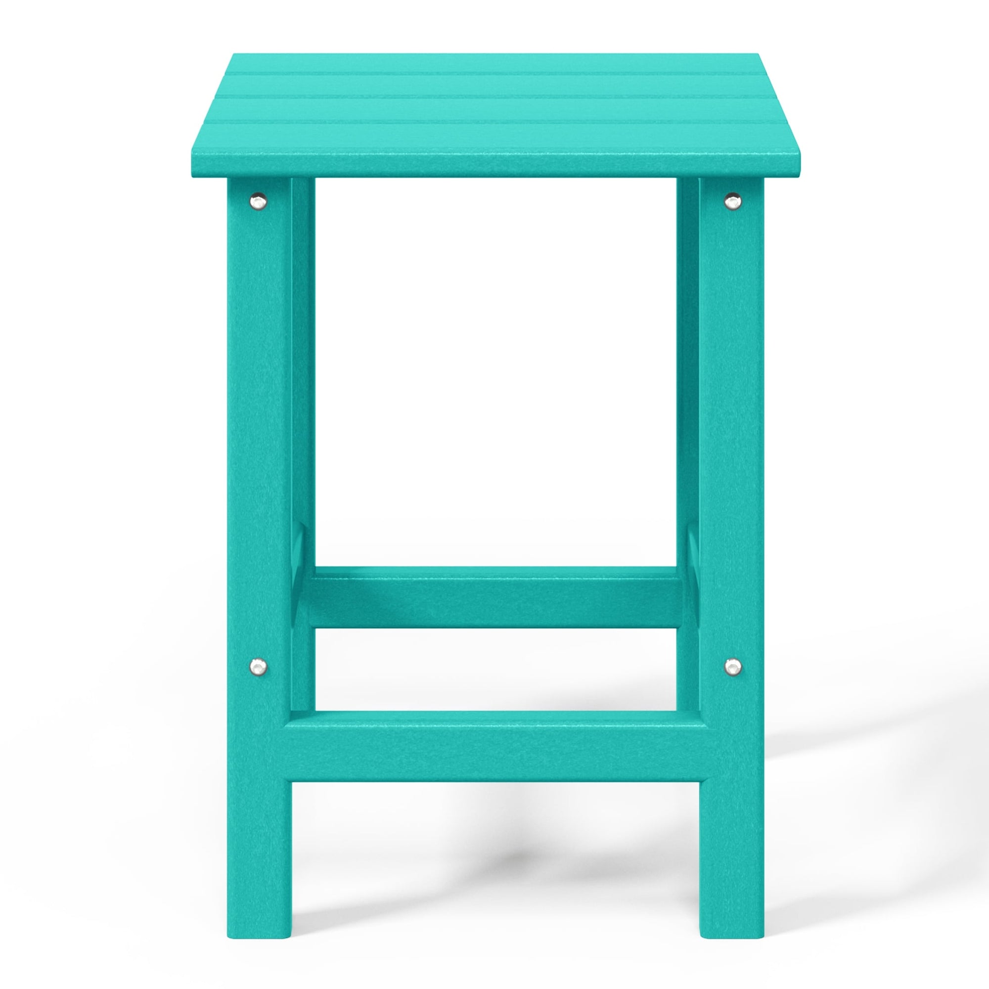 Polytrends Laguna Hdpe All Weather Outdoor Patio Square Side Table