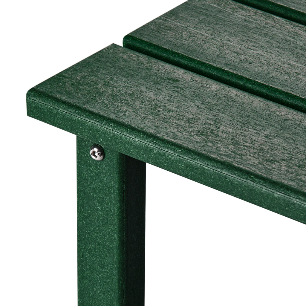 Table d'appoint carrée Polytrends Laguna en PEHD, résistante aux intempéries, pour terrasse