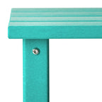 Table d'appoint carrée Polytrends Laguna en PEHD, résistante aux intempéries, pour terrasse