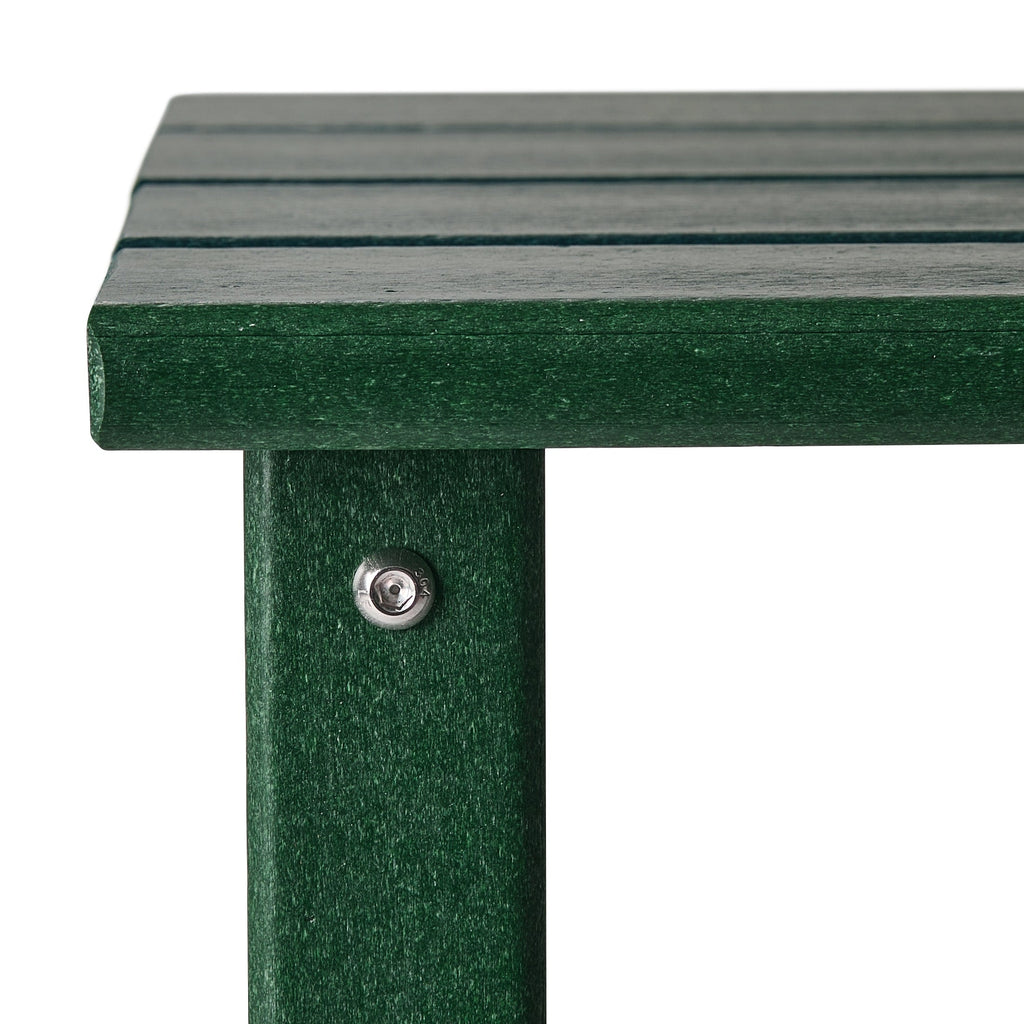 Table d'appoint carrée Polytrends Laguna en PEHD, résistante aux intempéries, pour terrasse
