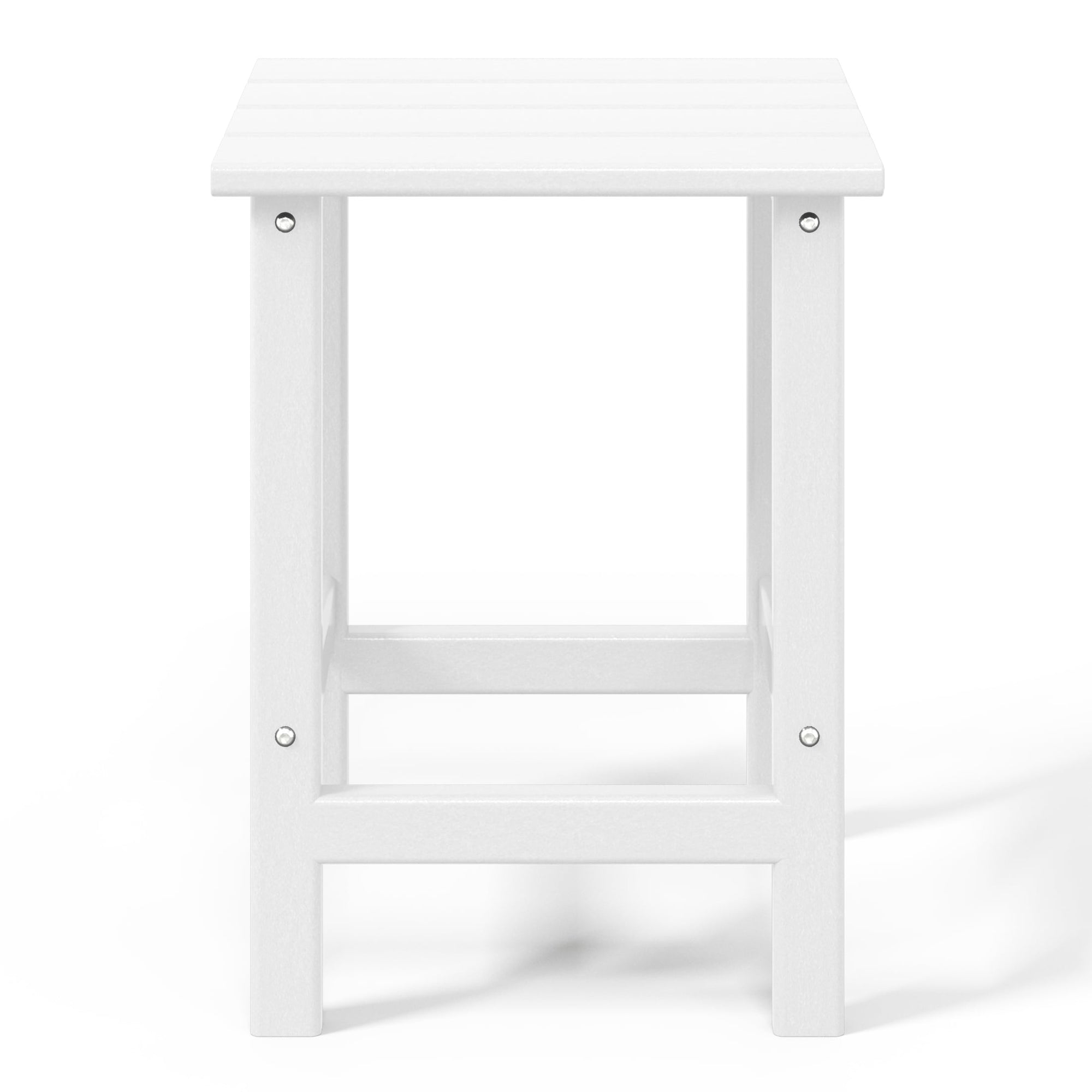 Polytrends Laguna Hdpe All Weather Outdoor Patio Square Side Table