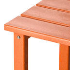 Table d'appoint carrée Polytrends Laguna en PEHD, résistante aux intempéries, pour terrasse