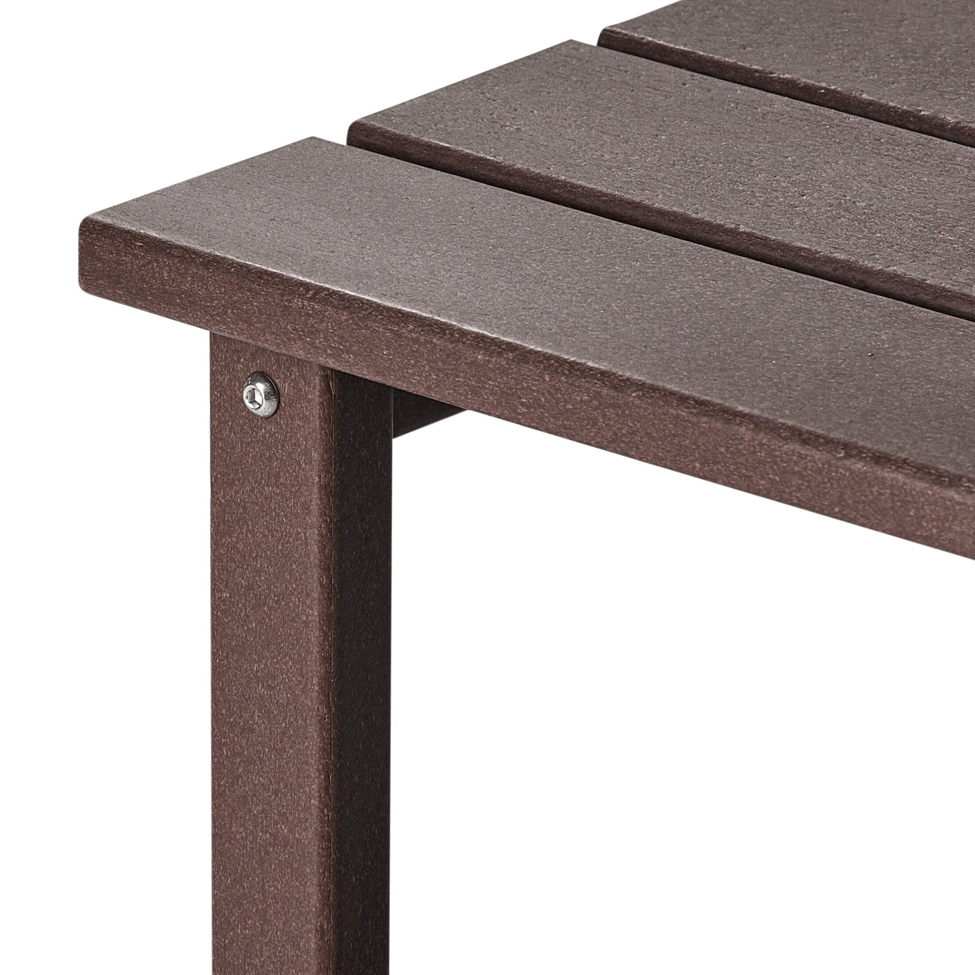 Polytrends Laguna Hdpe All Weather Outdoor Patio Square Side Table