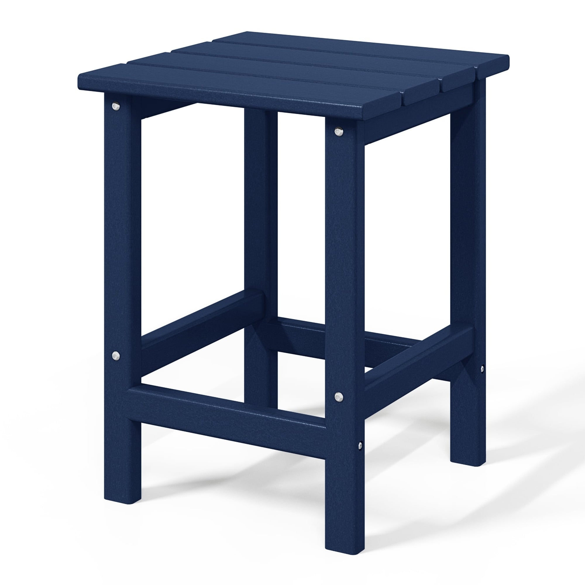 Polytrends Laguna Hdpe All Weather Outdoor Patio Square Side Table